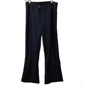 Schroller Black Downhill Racer Ski Pants Vintage Winter Snow Sport 32